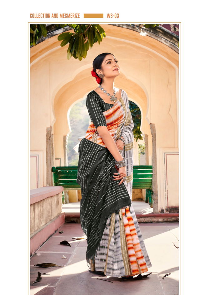 Shreyans White Stitch Wholesale Printed Saree Catalog